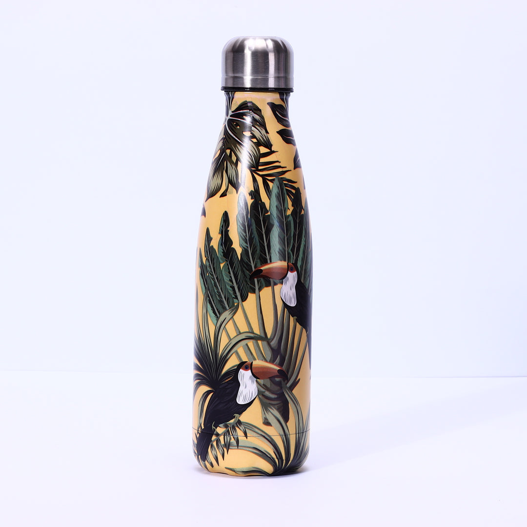 Insulated stainless steel drinking bottle, 500 ml