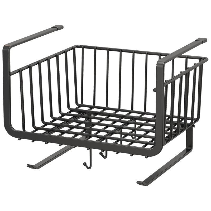 Wall-mounted kitchen shelf made of carbon steel