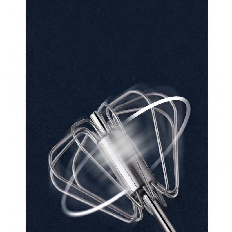 Half-automatic whisk made of stainless steel