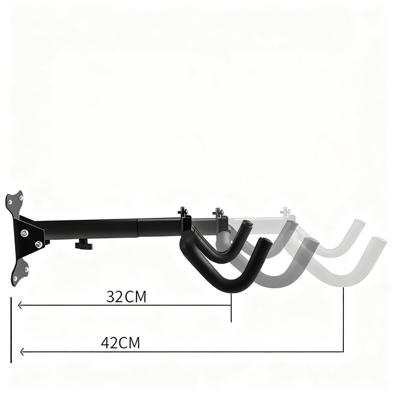 Steel sheet bike wall holder