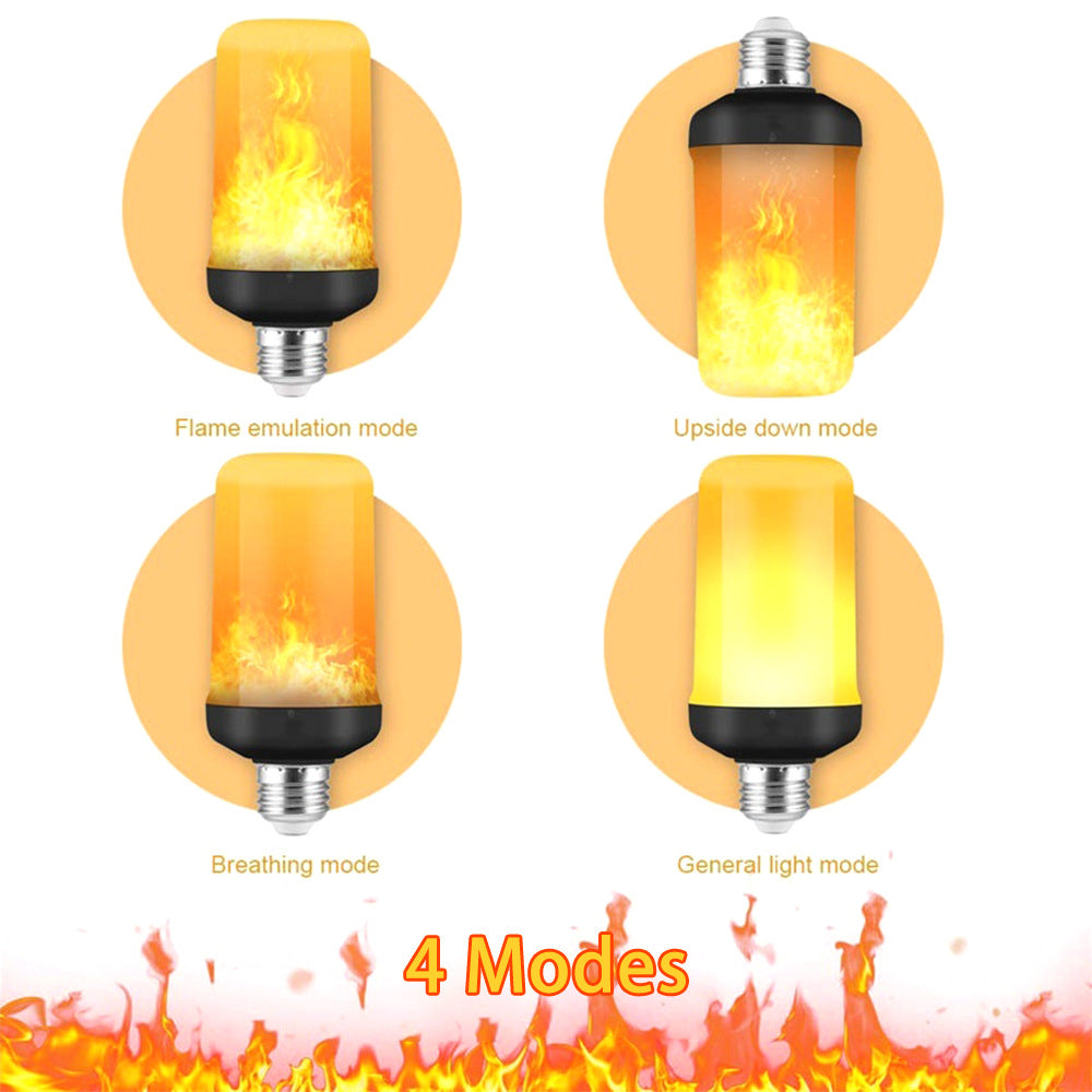LED FLAME LIGHT PARTY LAMP - 4 MODES FIRE SIMULATION | Stornfield