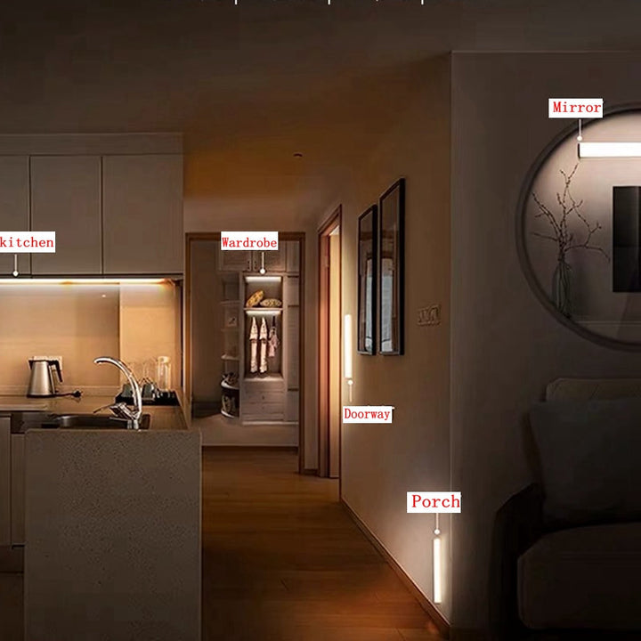 WIRELESS LED NIGHT LIGHT WITH MOTION SENSOR AND RECHARGEABLE BATTERY | Stornfield