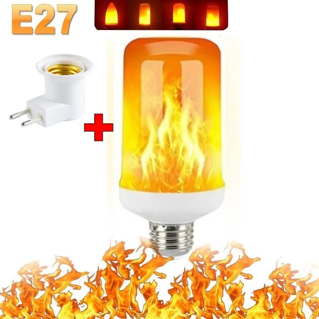 LED FLAME LIGHT PARTY LAMP - 4 MODES FIRE SIMULATION | Stornfield