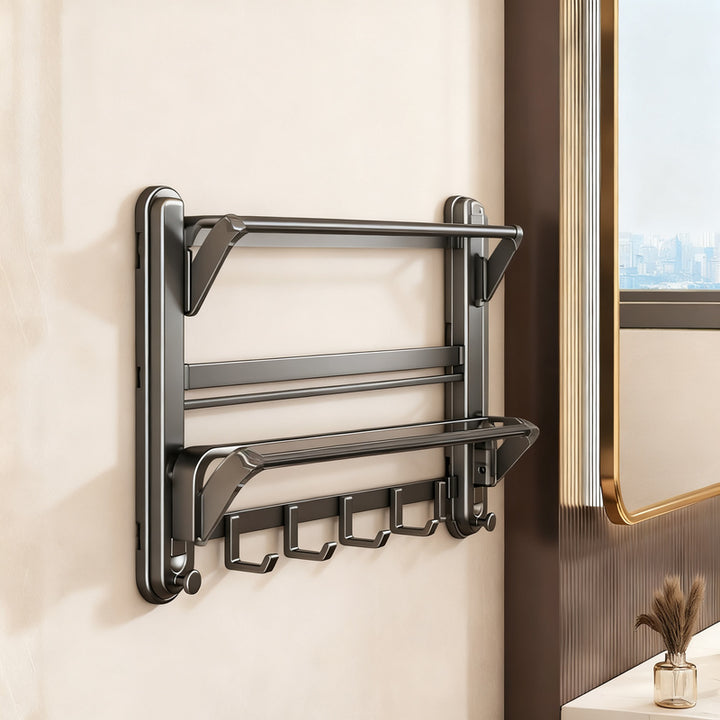 Towel holder with suction cup for bathroom