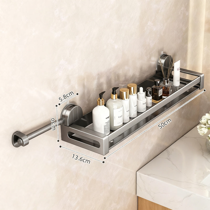 Suction Cup Bathtub Shelf made of Aluminum