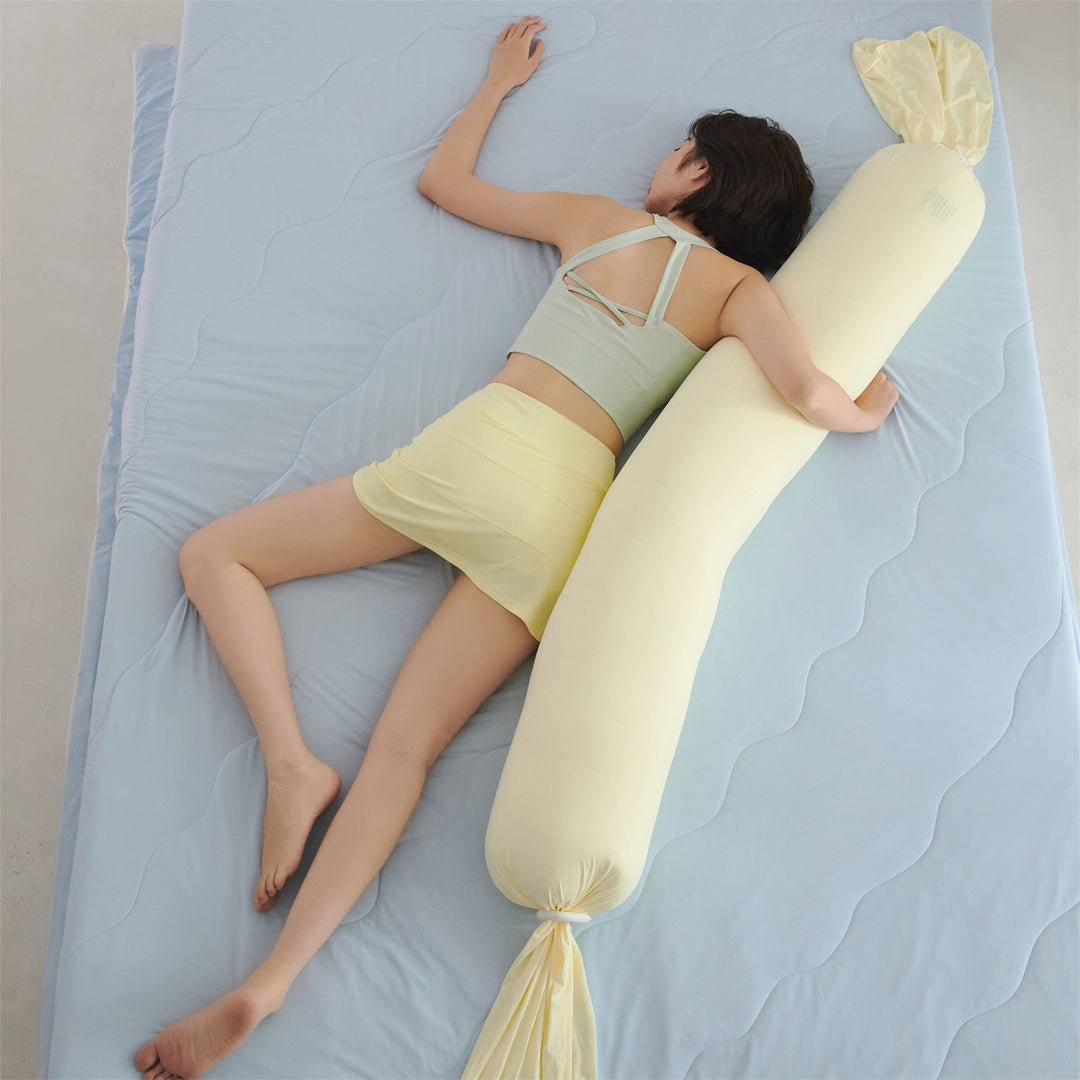Washable side sleeper pillow with EPS filling