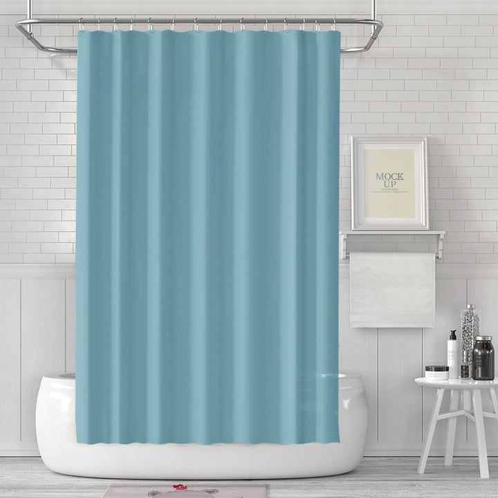 Shower curtain, PEVA, transparent, 80–120 cm