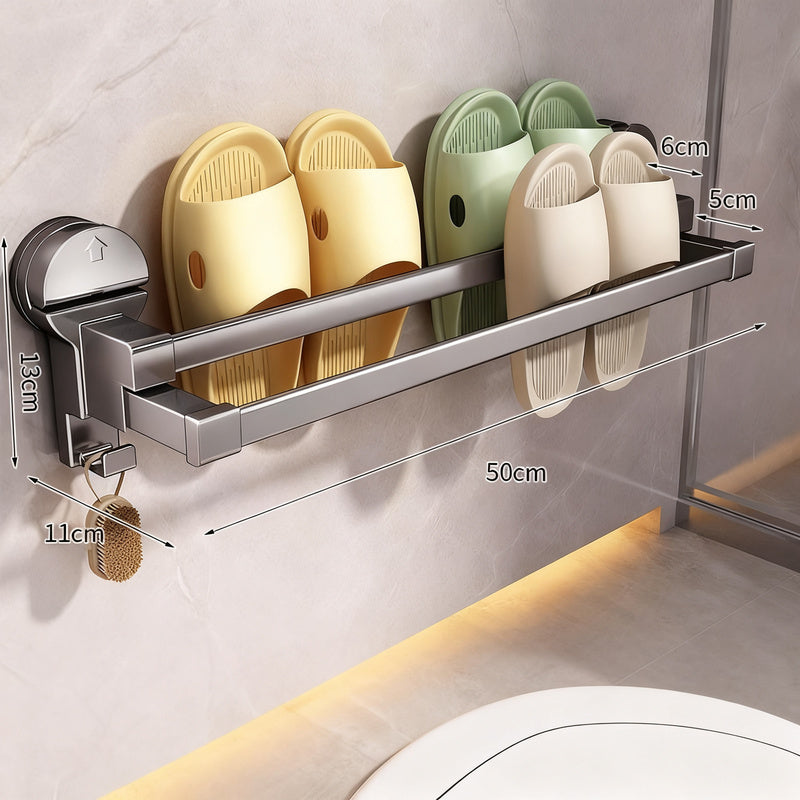 Extendable slipper rack made of carbon steel