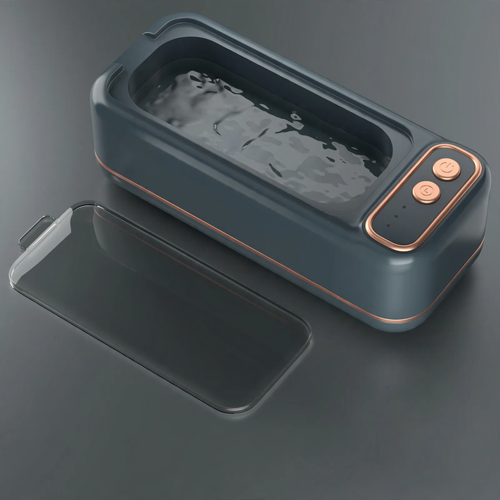 Ultrasonic cleaning device for glasses and jewelry