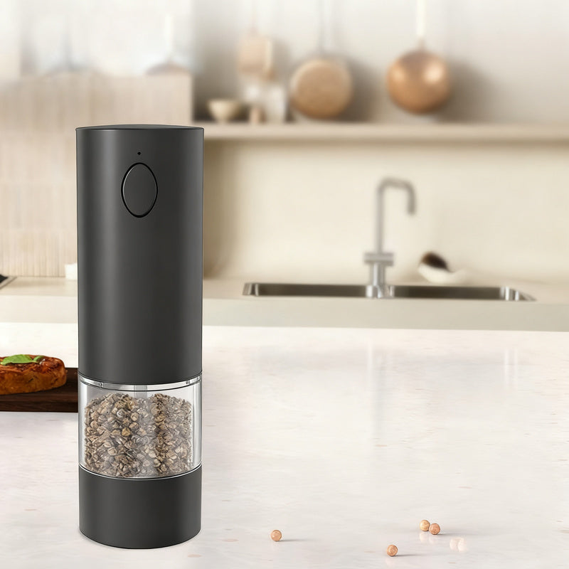 Electric pepper mill, 70 ml, stainless steel
