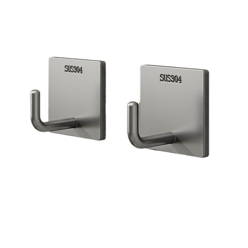 Stainless steel adhesive hooks with strong hold