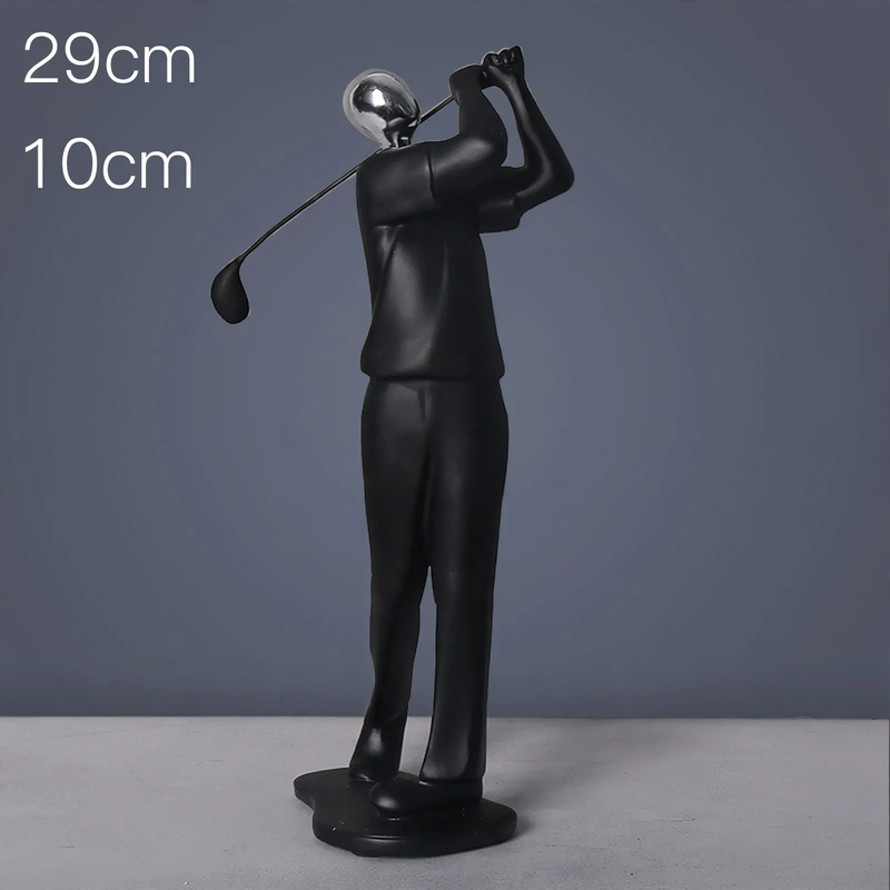 Sport figure made of resin, European style