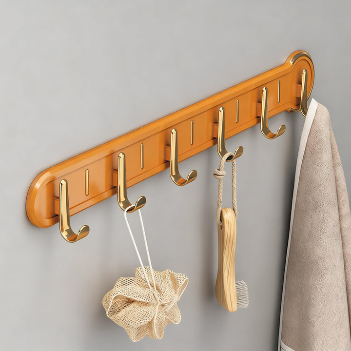 Self-adhesive wall hooks, 6-piece strip