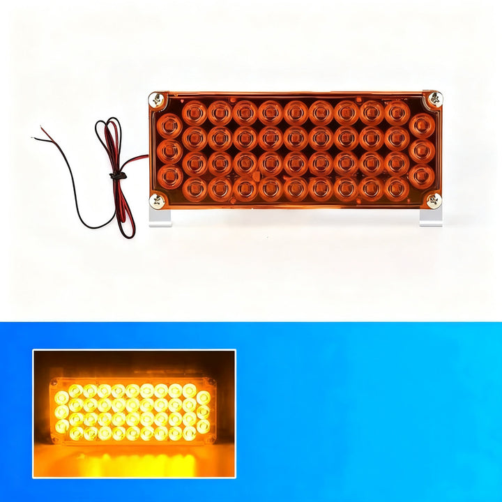 LED Flashlight, triangular, 12-24V