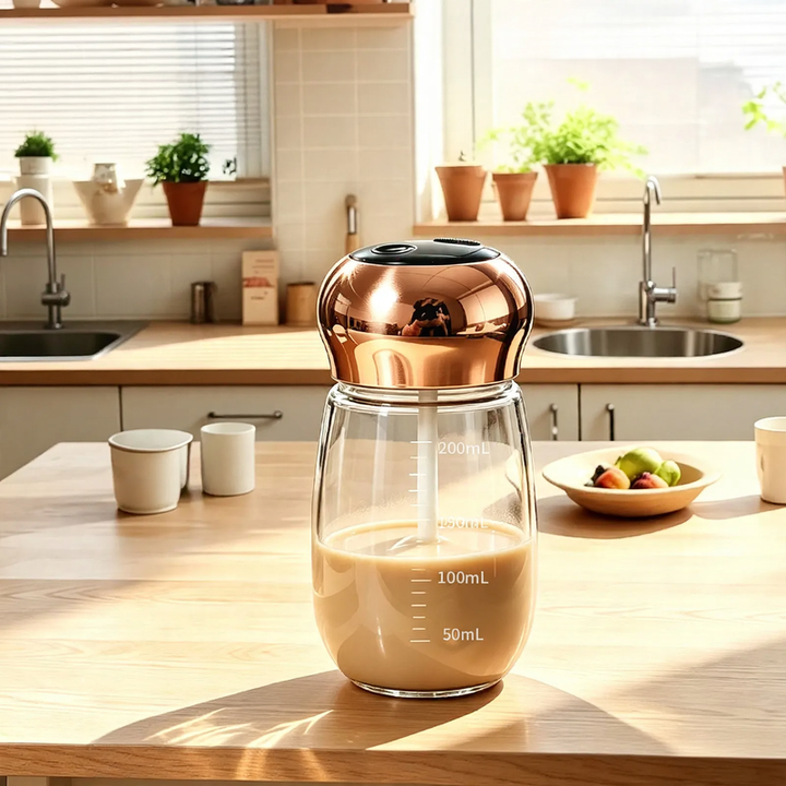 Electric Stirring Mixer made of Glass with Temperature Display
