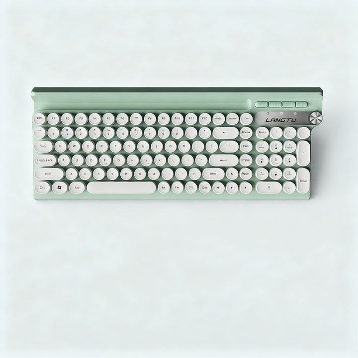 Wired gaming keyboard with mechanical switches