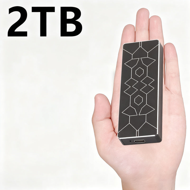 External SSD, compact, USB-C, high speed