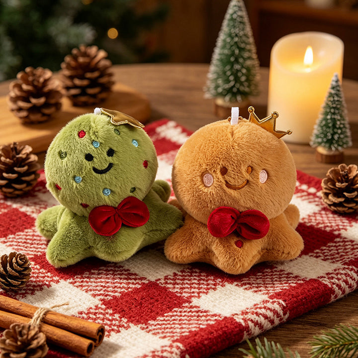 Plush toy Christmas figure, 13 cm, polyester