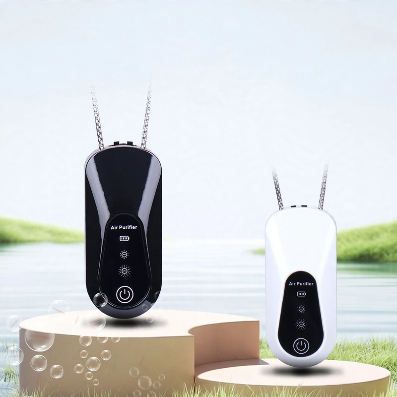 Portable air purifier to hang