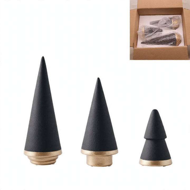 Ceramic Christmas tree, geometric design