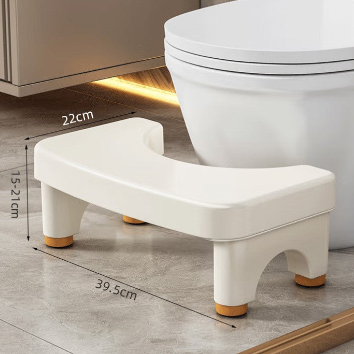 Plastic toilet stool