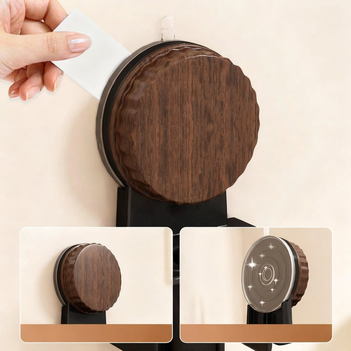 Wall mount for broom and mop made of aluminum
