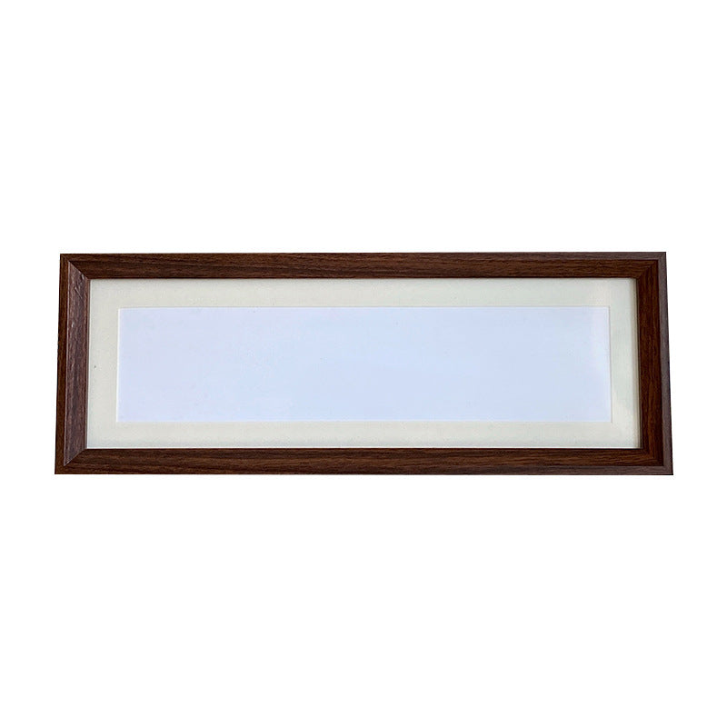 Wood picture frame, rectangular, 15 × 42 cm