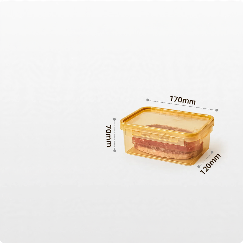 Plastic storage containers, 200–900 ml