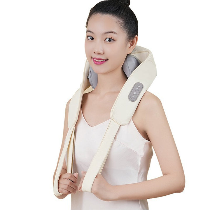 Neck massager with heating function, model 001