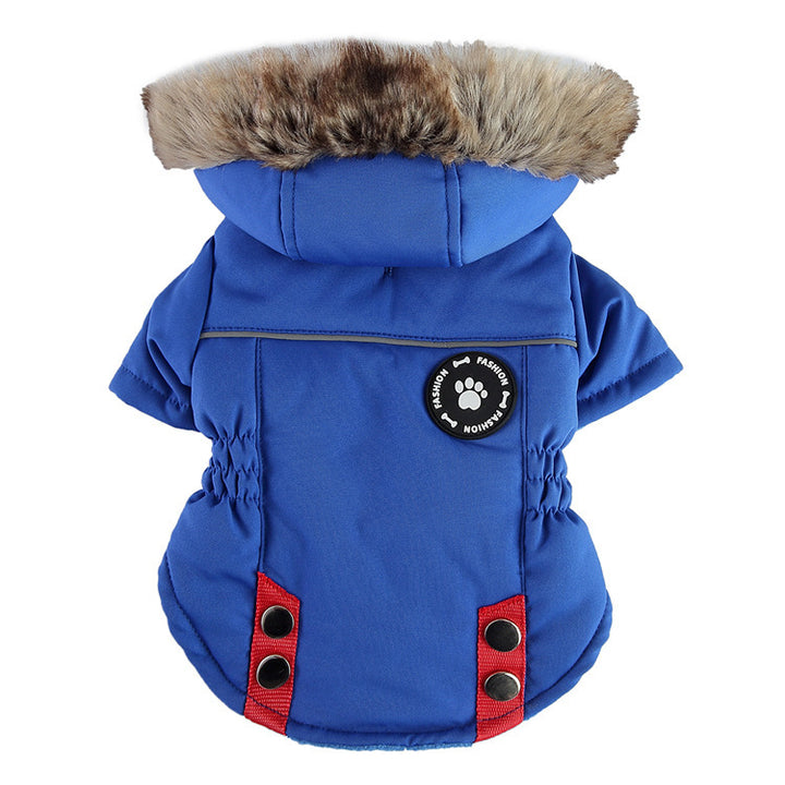 Dog jacket with zipper, polyester