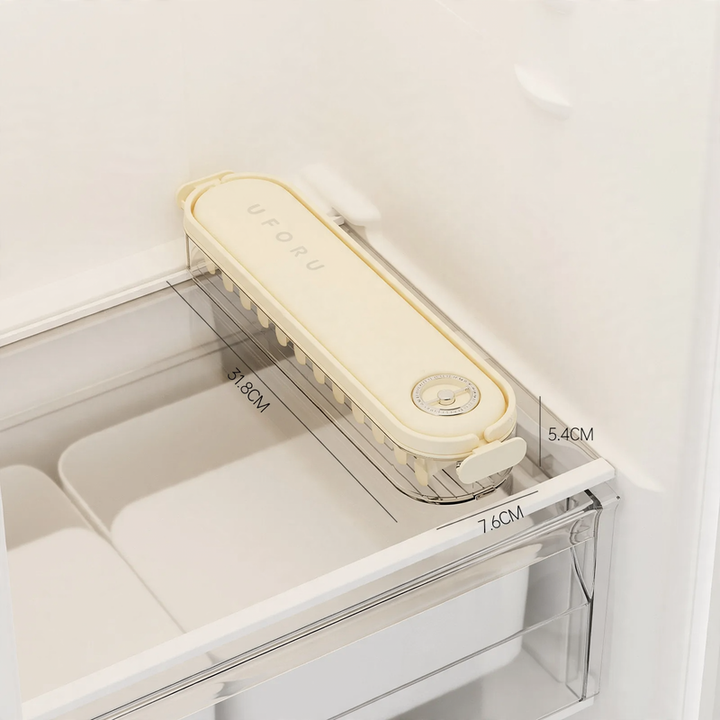 Multi-tier storage box for refrigerator, plastic