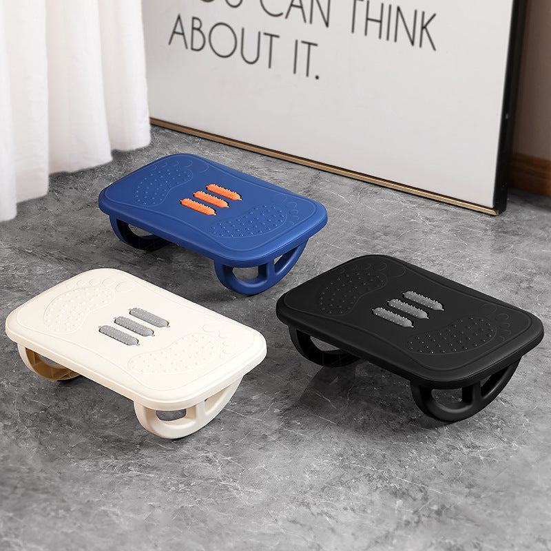 Footrest for the desk with rocking function