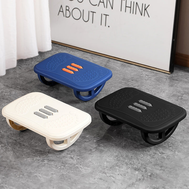 Footrest for the desk with rocking function