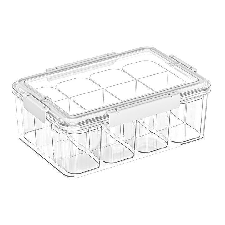 Card collection organizer, transparent, 5 compartments