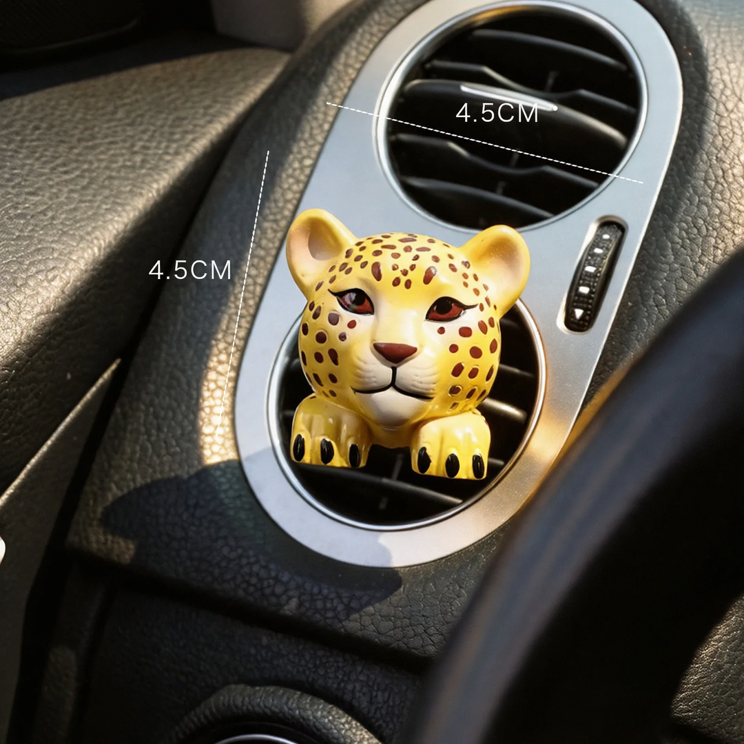 Cartoon car air freshener made of plastic