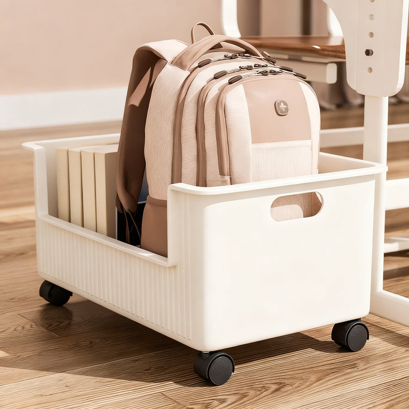 Mobile book box for desk and floor