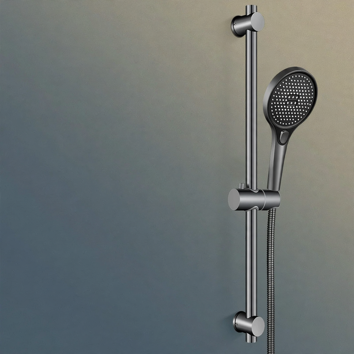 Stainless steel shower rod with height adjustment, model HX-A-818