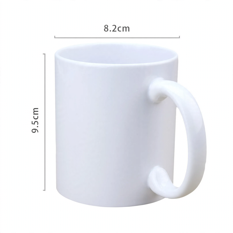 Ceramic mug with photo print