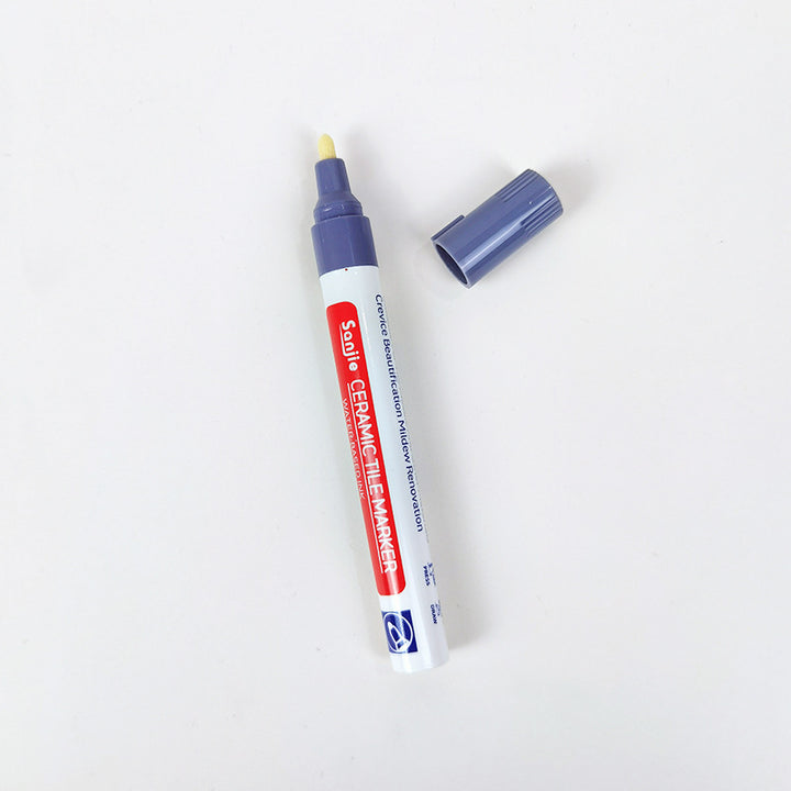 Grout pen for ceramic tiles in various colors