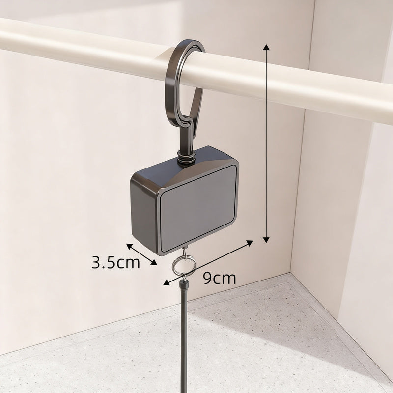 Aluminum drying rack with multiple clips