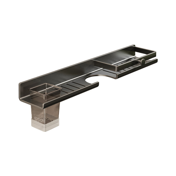 Wall shelf for sink made of aluminum