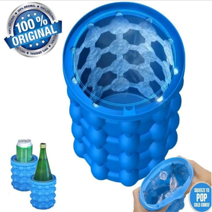Silicone ice container