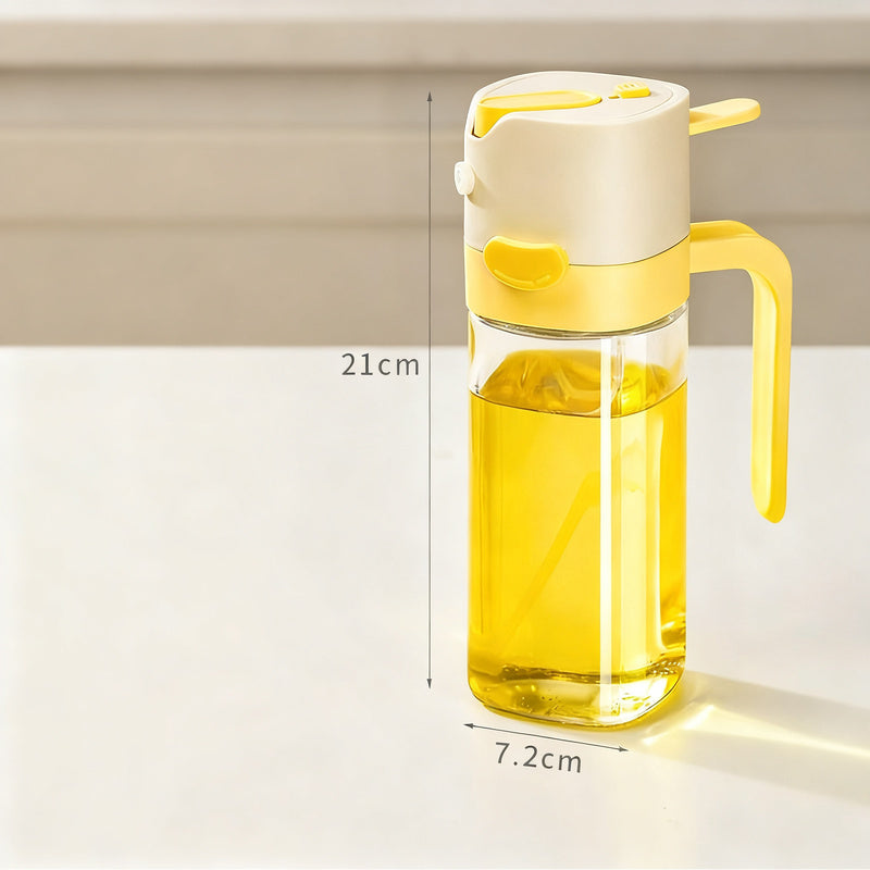 Oil sprayer and oil can, 2-in-1, 530 ml
