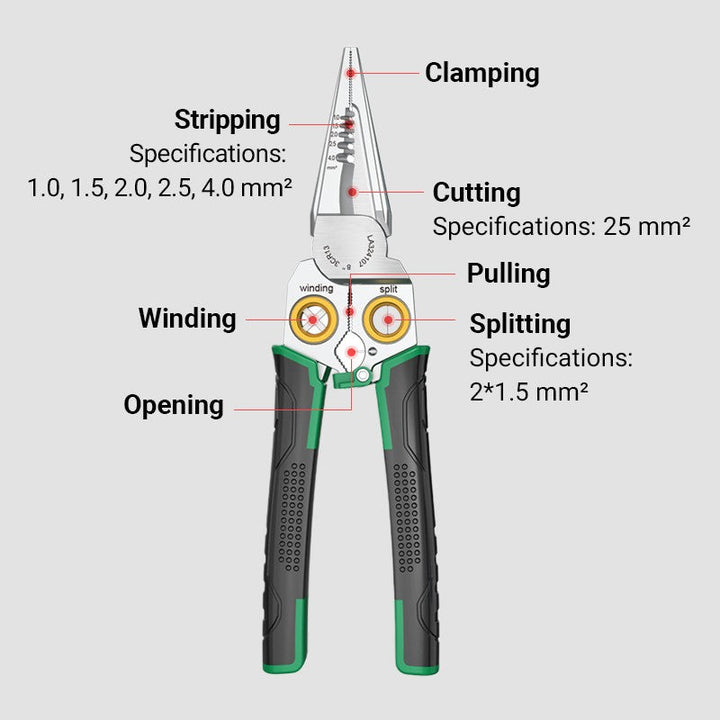 Multifunctional stripping pliers | Precise hand tool | Stornfield