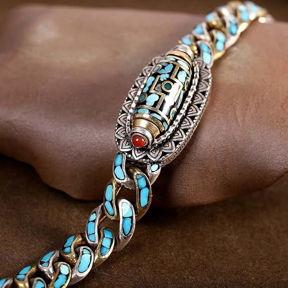 Guardian Dzi-Bracelet | Spiritual Protection & Peace | Stornfield