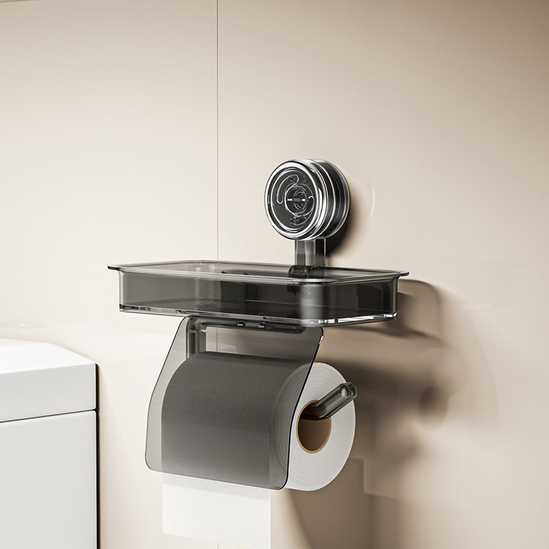 Bathroom paper holder with suction cup, plastic, YM.6992