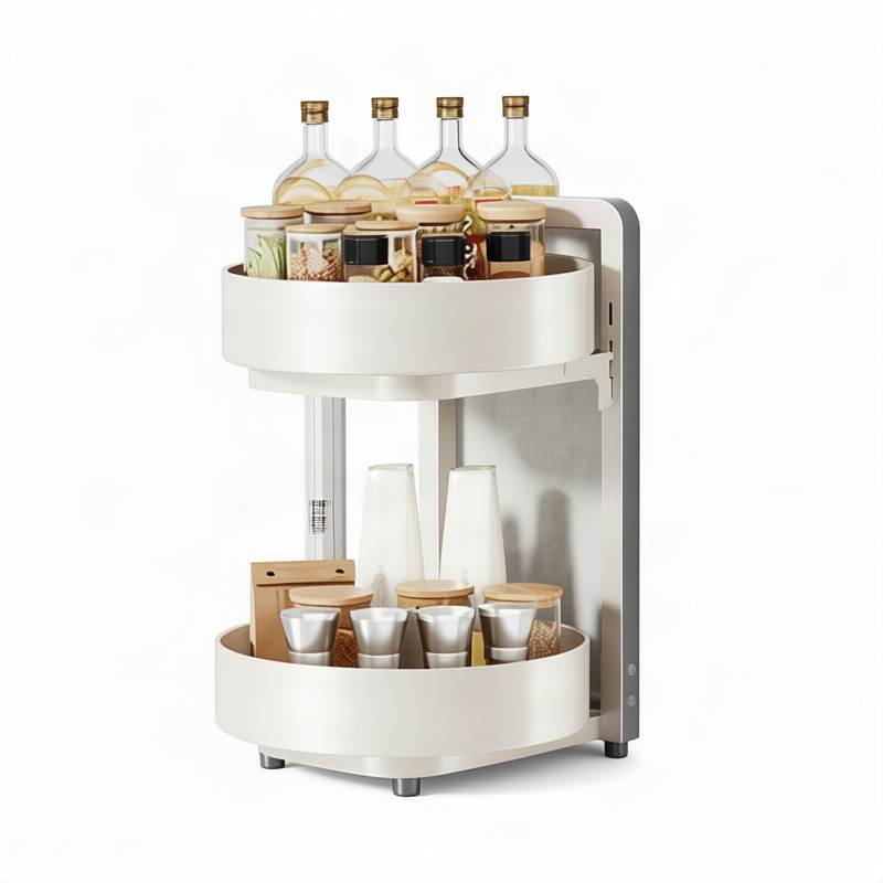 Rotatable spice rack, 2-3 layer