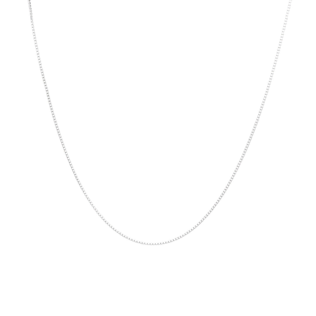 Silver chain with cross pendant, 925 silver