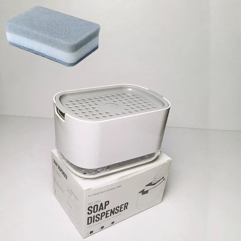 Wall-mounted soap dispenser, ABS