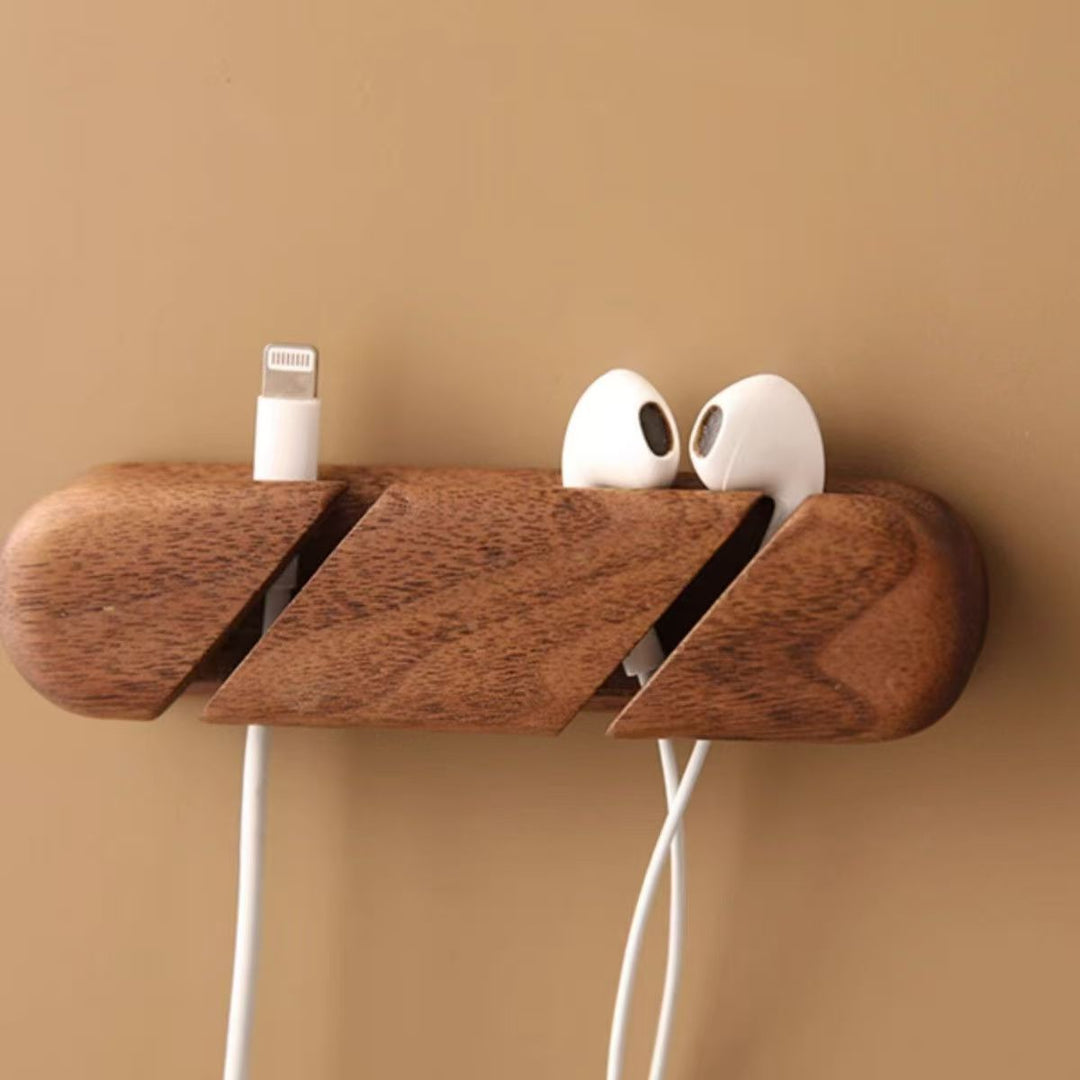 Wooden cable organizer, model K009